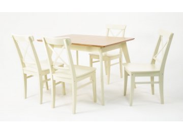 Складной стол Сканди Ингольф 120 натуральное дерево / натуральное дерево