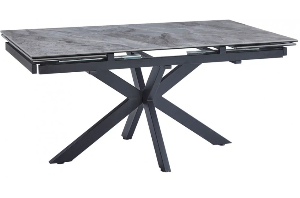 Стол Moby серый глянец / черный