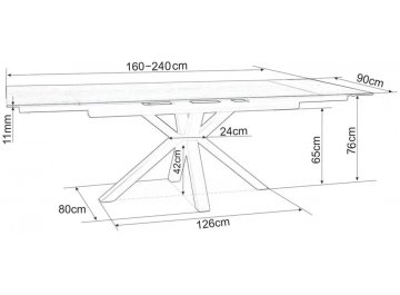Керамический стол Columbus 160