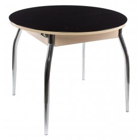 Стол Гала-3 дуб беленый / черный