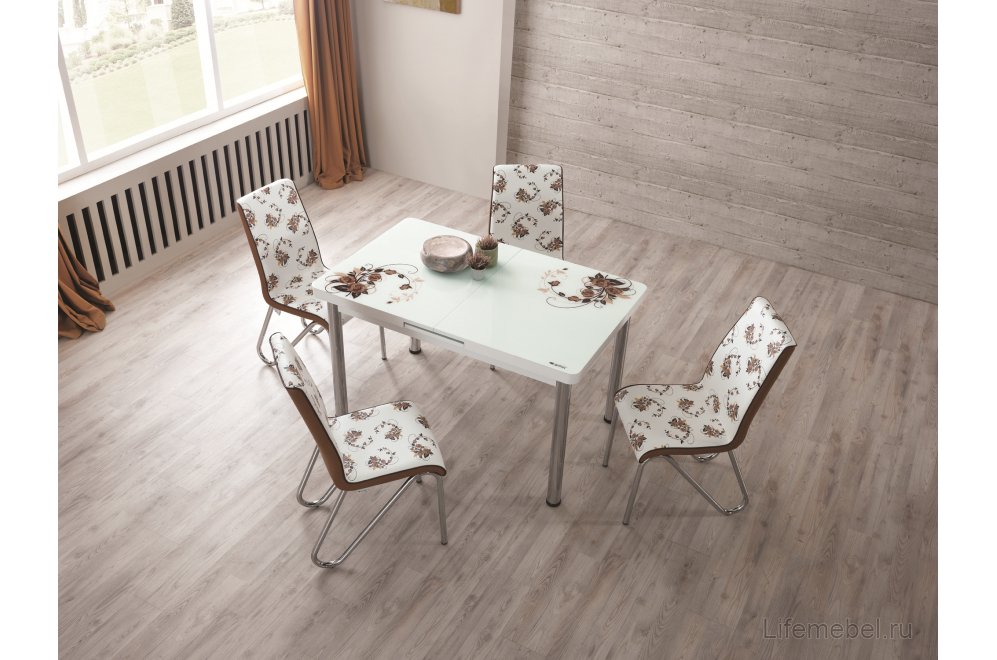 Стол обеденный M28 раскладной brown