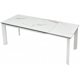 Стеклянный стол Cremona 140 high gloss statuario