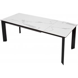 Керамический стол Cremona 140 high gloss statuario