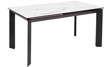 Керамический стол Cremona 140 high gloss statuario