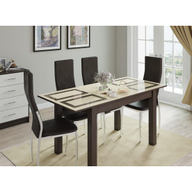 Стеклянный стол Бруно 1100 х 700