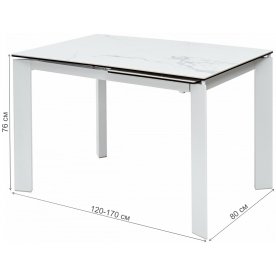 Стеклянный стол Corner 120