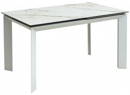 Керамический стол Cremona 180 KL-188 контрастный мрамор матовый / белый