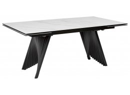 Керамический стол Ivar 180 marbles KL-99 итальянская керамика / белый мрамор