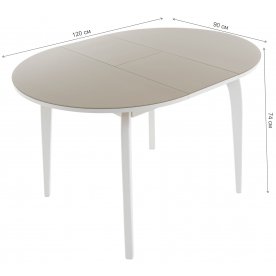 Стеклянный стол Ривьера СВ