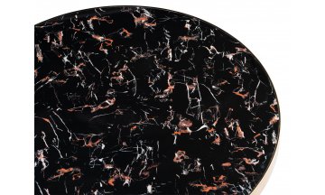 Деревянный стол Selina 80х72 black / gold