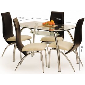 Стеклянный стол Corwin