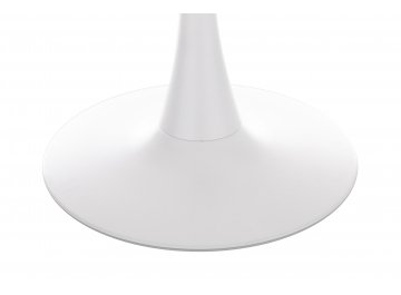 Круглый стол Tulip 90 super white glass