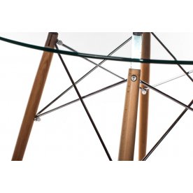 Стеклянный стол Eames PT-151 80