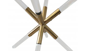 Стеклянный стол Крит