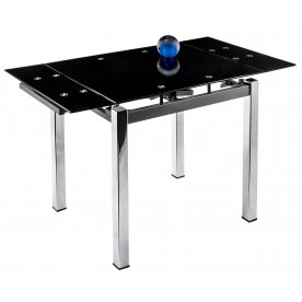 Стол раскладной Kvadro 80 черный