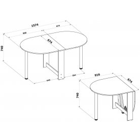 Стол-книжка СП-17