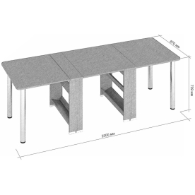 Стол-книжка СКР-16-Р 2300