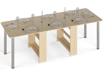 Стол-книжка СКР-16-Р 2400 дуб молочный