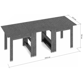 Стол-книжка СКР-17 2600