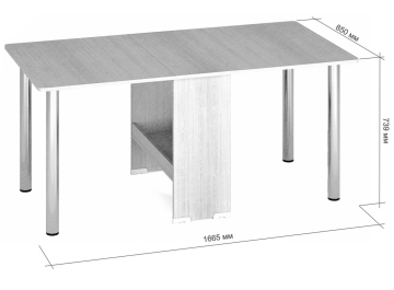 Стол-книжка СКР-4-Р