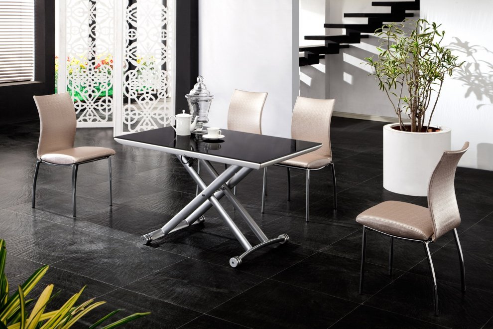 Стол-трансформер В2237 черный