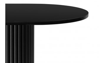 Деревянный стол Барон 160 х 90 черный / черный