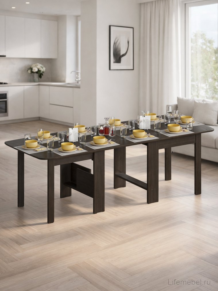 Стол обеденный раздвижной СтК7 венге