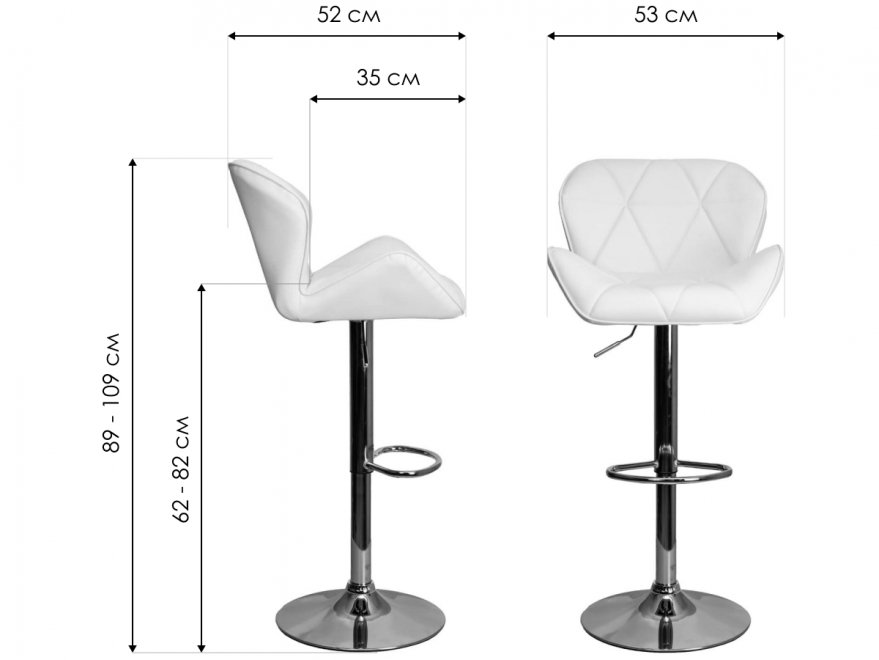 Барный стул Berlin велюр шоколадный