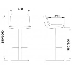 Барный стул Madrid