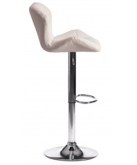 Барный стул Biaggio mod. KY717 хром / белый