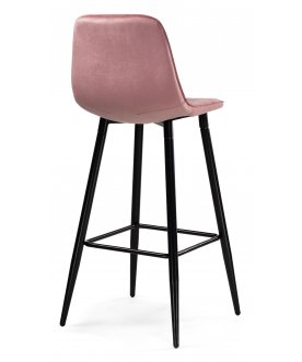 Стул барный Capri pink / black