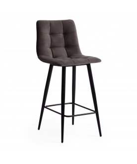 Стул барный Chilly mod. 7095пб черный / темно-серый
