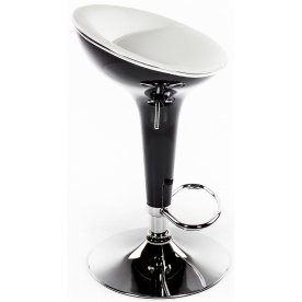 Барный стул Denis черно-белый