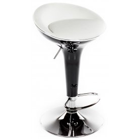 Барный стул Denis черно-белый