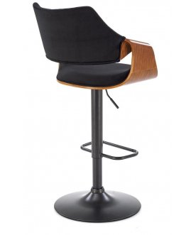 Барный стул Halmar H-124 орех / черный вельвет