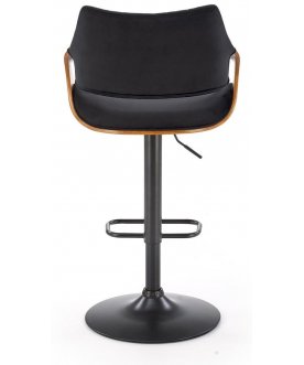 Барный стул Halmar H-124 орех / черный вельвет