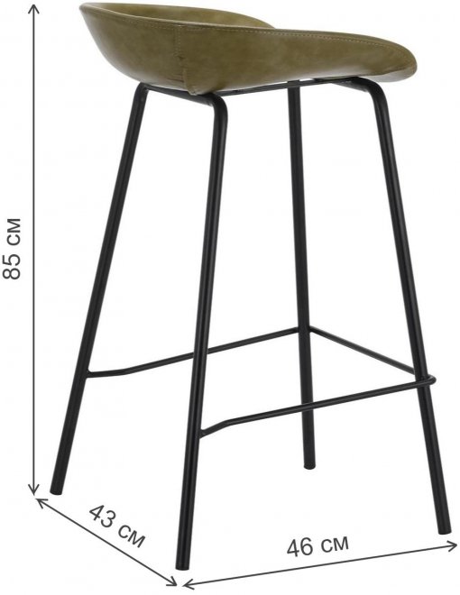 Барный стул Карт зеленый
