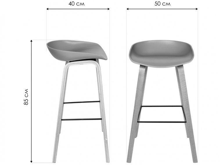 Барный стул Вирта черный
