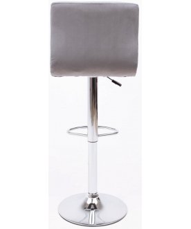 Барный стул Logos велюр темно-серый