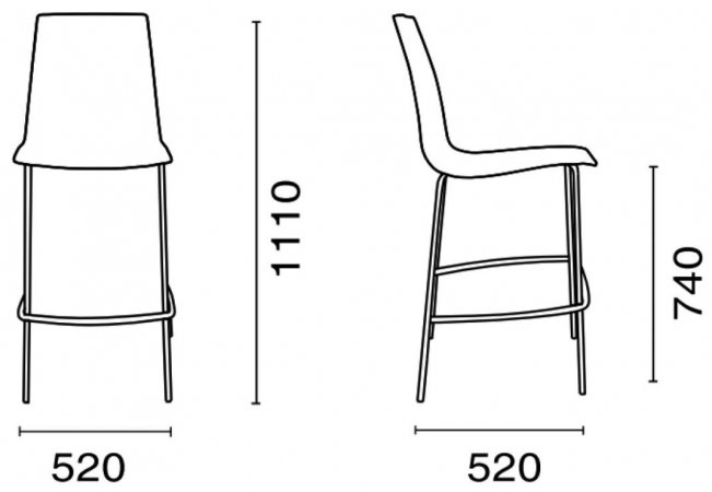 Барный стул PP/xtremebslpro/09-102 черный