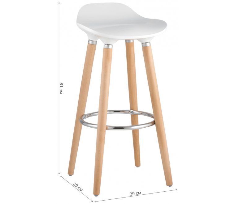 Барный стул Tucker белый