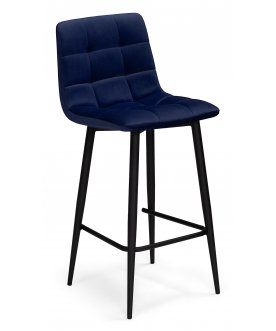 Барный стул Чилли Мини темно-серый (zd 995) / черный np синий (zd 798) / черный