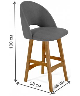 Полубарный стул SHT-ST34