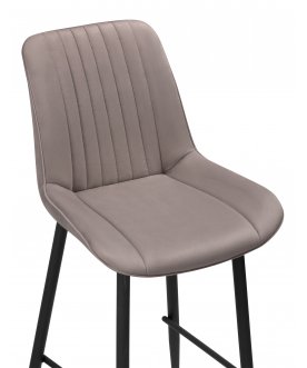 Барный стул Вейв латте / черный