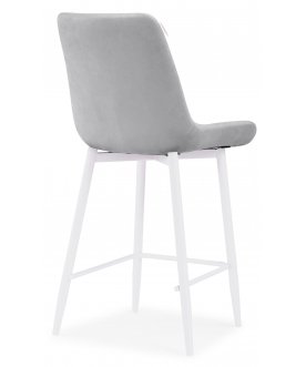 Стул барный Алст К светло-серый / белый