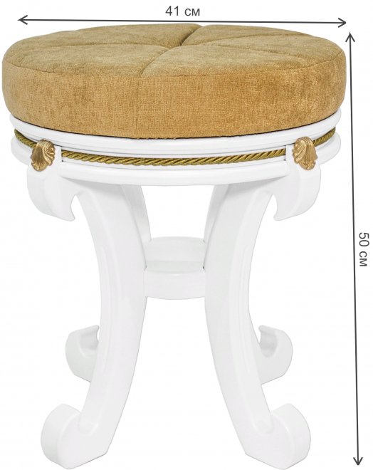 Банкетка Глория молочный дуб / кремовая