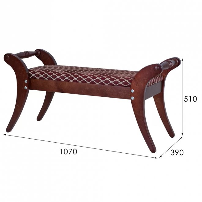 Банкетка Тиффани махагон