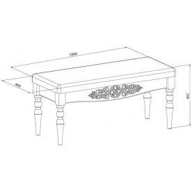 Банкетка Ассоль АС-34