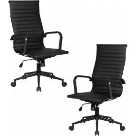 Комплект компьютерных кресел Clark Simple black