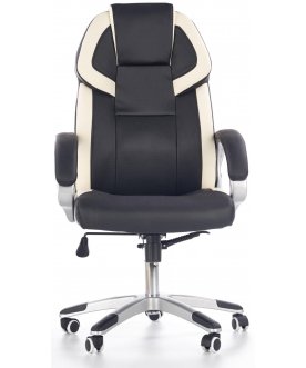 Игровое компьютерное кресло Barton черный / белый
